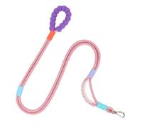 Giwnhvx Corde de Traction pour Animaux de Compagnie, Multifonctionnelle, Réglable, Antidéflagrante, Bandoulière, Corde en P, Rose