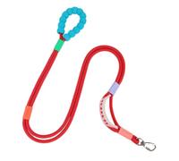 Giwnhvx Corde de Traction pour Animaux de Compagnie, Multifonctionnelle, Réglable, Antidéflagrante, Bandoulière, Corde en P, Rouge