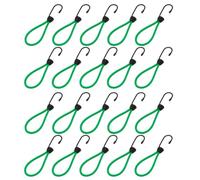 Giwnhvx Corde élastique pour tente de camping avec boucle de fixation fixe, crochet de corde élastique, accessoires d'auvent, corde de tirage, vert