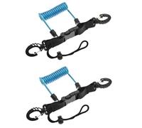 Giwnhvx Cordon télescopique pour caméra de plongée sous-marine - Cordon télescopique en TPU - Fil d'acier à ressort - Bleu