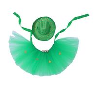 Giwnhvx Costumes pour Animaux Compagnie Festival Irlandais pour et Chiens, Chapeaux Trèfle, Tutu pour Animaux Compagnie, Chapeaux Cow-Boy, Costumes Amusants pour Animaux Compagnie