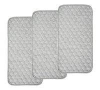 Giwnhvx Couches pour en Bambou Matelassé plus éPais ImperméAble à L'Eau, 3 Fils Gris