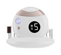Giwnhvx Coupe-Ongles Électrique Coupe-Ongles Lumière pour Ongles Coupe-Ongles Automatique à Ongles Coupe-Ongles pour Personnes Âgées Blanc