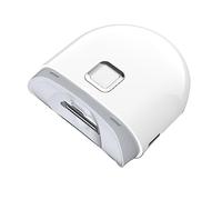 Giwnhvx Coupe-ongles électrique portable avec lumière LED 2 vitesses automatique pour bébé adulte Mini outil de manucure