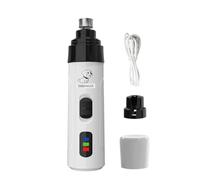 Giwnhvx Coupe-Ongles pour Chien Broyeur Ongles pour Chien Coupe-Ongles Électrique pour Chien pour Broyeurs Ongles pour Chien Outil Toilettage Rechargeable pour Pattes d'animaux Compagnie