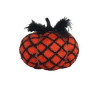 Giwnhvx Coussin de canapé en peluche 3D en forme de citrouille d'Halloween - Décoration pour l'automne, la chambre à coucher, la maison - Orange