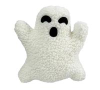 Giwnhvx Coussin Fantôme Halloween Adorable Coussin Halloween Oreiller Mignon Oreiller en Flanelle Forme Fantôme 30 cm