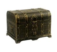 Giwnhvx Couvercle Carré de Chasse au Pirate Boîte Cachée Jeu en Plastique pour Maison pour Enfants Cadeaux de Décoration pour Fête Rétro