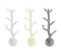 Giwnhvx Crochet en forme de branche en D pour décoration murale - Organisateur de clés - Crochets adhésifs - Crochets décoratifs pour la maison - Facile à utiliser