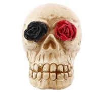 Giwnhvx Décor à Halloween Figurine Veilleuse Résine Horreur Crâne Accessoire B