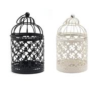 Giwnhvx Décoration Beiou Lanterne Marocaine Taihua Bougeoir Décoration Ancien Style Noir+