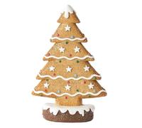 Giwnhvx Décoration d'arbre de Noël en Pain D'Épices en Résine, Décoration de Table pour et la Salle D'Étude en Hiver, Décorations d'arbre de Noël en Pain D'Épices