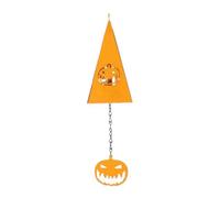 Giwnhvx Décoration de chambre d'Halloween - Carillon à vent triangulaire forgé - Cloche de jardin - Décoration Para Habitacion C