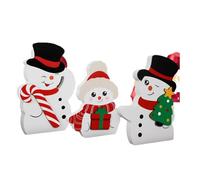 Giwnhvx Décoration d'hiver pour intérieur, décoration pour plateaux de maison, présentoir d'étagères