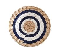 Giwnhvx Décoration murale suspendue, panier mural, décoration de maison, décoration murale naturelle, faite à la main, pour cuisine, chambre à coucher, salon, ornement A4