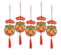 Giwnhvx Décoration Suspendue du an Chinois, Ornement Suspendu du an Lunaire Chinois 2024, Pendentif de Festival du, 10 Pièces