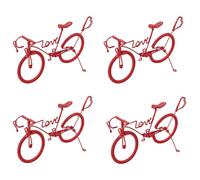 Giwnhvx Décorations de Vélo Fer Vélo Rétro Classique Modèle de Vélo Figurine Maison Décoration de Table Ornements