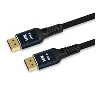Giwnhvx Displayport2.0 Câble vidéo HD 16K @ 60 Hz 80 Gbit/s pour écran d'ordinateur portable 3 m Facile à utiliser