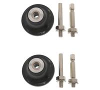Giwnhvx Disque abrasif noir avec verrouillage de couple, forme spirale, caoutchouc, disque abrasif en métal