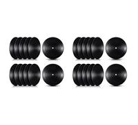 Giwnhvx Disques en Vinyle Vides CD de 7 Pouces pour la Décoration de la Chambre CD Décoration Murale Disques en Vinyle Décor Noir Décorations pour Faux Disques (24 Pièces)