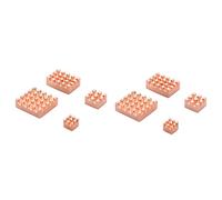 Giwnhvx Dissipateur de cuivre de 8 pièces pour dissipateur de 4B 1G 2G 4G (dissipateur pur couver)