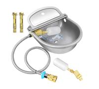 Giwnhvx Distributeur Automatique d'eau Potable pour Animaux, Abreuvoir pour Ferme D'Élevage, Ustensiles pour Animaux