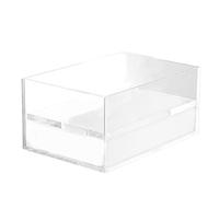 Giwnhvx Distributeur de serviettes rectangulaire transparent avec couvercle supérieur pour salle de bain, bureau