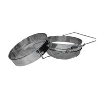 Giwnhvx Double tamis filtre à miel apiculture outils spéciaux en acier inoxydable fournitures de jardin
