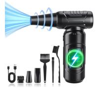 Giwnhvx Duster d'air Comprimé, 180000 TR/Min Haute Vitesse 3 Vitesses Électrique Air Duster, Souffleur d'air sans Portable Jet Dry Blower