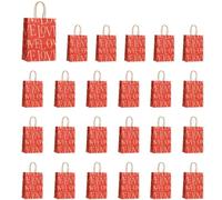 Giwnhvx E Lot de 24 sacs cadeaux de Saint-Valentin avec poignées en forme de cœur pour mariage et Saint-Valentin