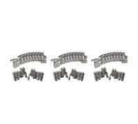 Giwnhvx E/UK Lot de 300 blocs de jonction pour rail DIN Gris