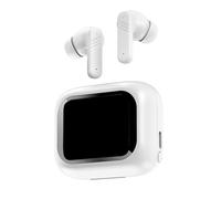 Giwnhvx Écouteurs Bluetooth V5.4 avec suppression du bruit, écran couleur tactile, haute qualité sonore, binaural ANC+ENC, écouteurs Bluetooth, B