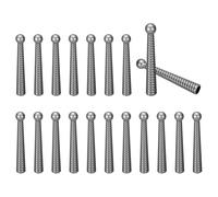 Giwnhvx Embouts pour cravate bol, 2 pouces longueur en alliage fournitures pour cravate bol, embouts de rechange pour cordon, diamètre 5 mm pour bricolage, vêtements, décorations C