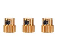 Giwnhvx Engrenage Moteur Pignon dans Arbre 3 Pièces 3,175 mm 32DP 48DP 64DP M0.6 pour 1/10 1/8 RC Car 3650 3660 Accessoires 14t