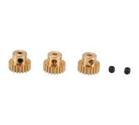 Giwnhvx Engrenage Moteur Pignon dans Arbre 3 Pièces 3,175 mm 32DP 48DP 64DP M0.6 pour 1/10 1/8 RC Car 3650 3660 Accessoires 21t