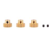 Giwnhvx Engrenage Moteur Pignon dans Arbre 3 Pièces 3,175 mm 32DP 48DP 64DP M0.8 pour 1/10 1/8 RC Car 3650 3660 Remplacement 17t
