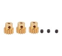 Giwnhvx Engrenage Moteur Pignon dans Arbre 3 Pièces 3,175 mm 32DP 48DP 64DP M0.8 pour 1/10 1/8 RC Car 3650 3660 Remplacement 13t