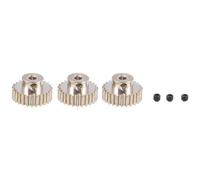 Giwnhvx Engrenage Moteur Pignon en Métal Arbre 3 Pièces 3,175 mm 32DP 48DP 64DP M0.6 M0.8 pour 1/10 1/8 RC Car 3650 3660 Accessoires Pièces 26t