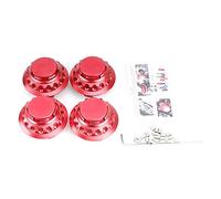 Giwnhvx Enjoliveurs pour centrale de roue rouge 4 pièces pour 1/3/4/5/6 Série X1 X3 X4 X5, 68 mm