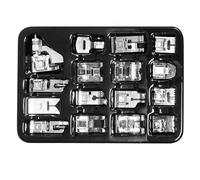 Giwnhvx Ensemble de 16 Pieds Presseurs pour Machine à Coudre, Pieds pour Machine à Coudre Compatibles avec, Singer//