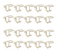 Giwnhvx Ensemble de 20 Pièces de Bagues à Ongles Fines pour Femmes, Couverture de Protection Quotidienne Du Bout des Doigts, Bague Tendance, Cadeau à Petite Amie, Or