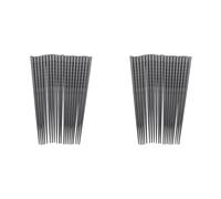 Giwnhvx Ensemble de baguettes en fibre de verre réutilisables et lavables au lave-vaisselle pour l'inauguration de la maison de restaurant (20 paires)