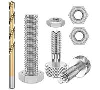 Giwnhvx Ensemble D'Outils de Libération de Poignées à Broches de Déverrouillage, Extracteur de Poignée de Boîte à Outils, Rappel à Main à Ressort en Acier Inoxydable avec Tige de Retrait M6.