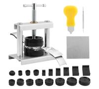 Giwnhvx Ensemble D'Outils de Pressage de Montre, Remplacement de Pile de Montre, Démontage D'Ouvre-Montre, Kit de Réparation de Montre avec Ouverture par Levier