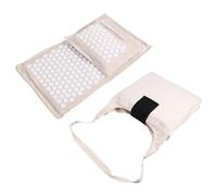 Giwnhvx Ensemble Tapis et Oreiller D'Acupression pour Soulager les Douleurs Du Cou, des Pieds et Du Dos - Tapis de Yoga avec Points de Pression pour un Massage des Tissus Profonds