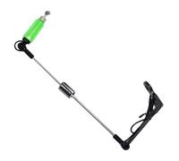 Giwnhvx Équipement de pêche européen, pêche à la carpe Wobbler, alarme de canne dure clignotante quatre couleurs, accessoires de pêche vert