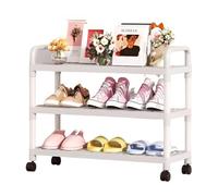 Giwnhvx Étagère à chaussures autoportante, étagère à chaussures simple, petite armoire à chaussures multicouche pour l'entrée B
