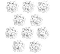 Giwnhvx Étiquettes pour Jantes en Métal Étiquettes pour Clés Étiquettes en Papier Rondes avec Anneaux en Métal Étiquette Blanche pour Clés de Voiture et Clés de Porte (1000)