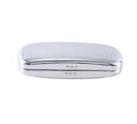 Giwnhvx Étui à lunettes, coque rigide en aluminium, étui à lunettes rayé, doublure noire