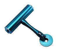 Giwnhvx Extension de guidon de vélo en T pour lampe de guidon de vélo, support pour ordinateur de vélo, cadre d'extension de lumière, bleu